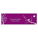 Bird with Nest Silhouette Card Indigo Blue (Pack of 1)-Wedding Favor Stationery-Aqua Blue-JadeMoghul Inc.