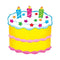 BIRTHDAY CAKE ACCENTS-Learning Materials-JadeMoghul Inc.