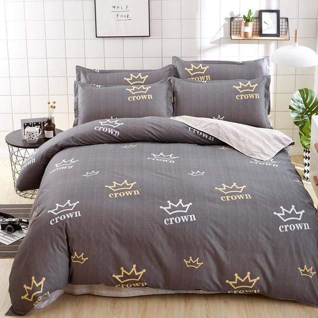 birthday present Duvet Cover flat Bed Sheet linen pillowcase Bedding Sets Full King Twin Queen size  3/ 4pcs