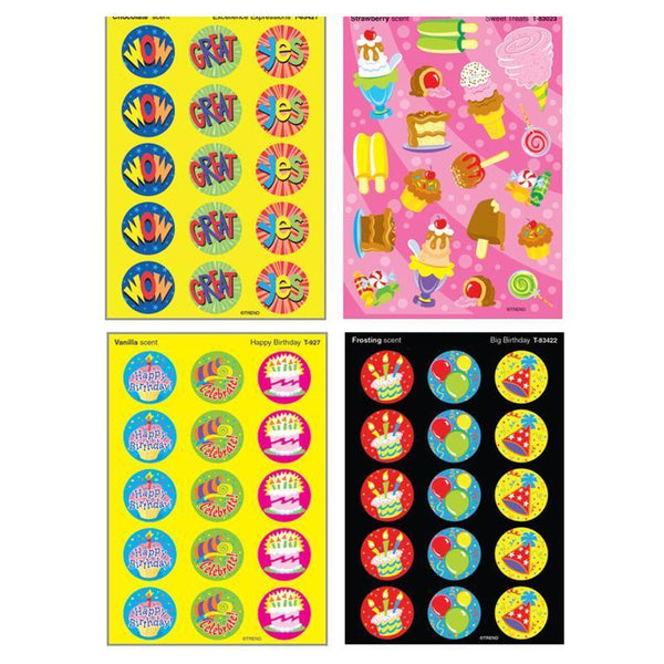 BIRTHDAY STINKY STICKERS VARIETY PK-Learning Materials-JadeMoghul Inc.