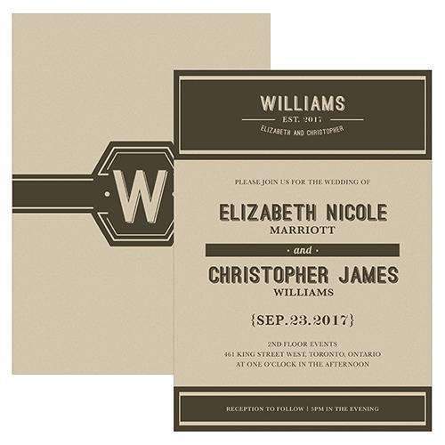 Bistro Bliss Invitation Charcoal Background With White Text (Pack of 1)-Invitations & Stationery Essentials-Charcoal Background With White Text-JadeMoghul Inc.