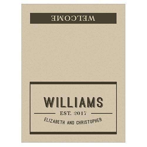 Bistro Bliss Place Card With Fold Charcoal (Pack of 1)-Table Planning Accessories-Charcoal-JadeMoghul Inc.