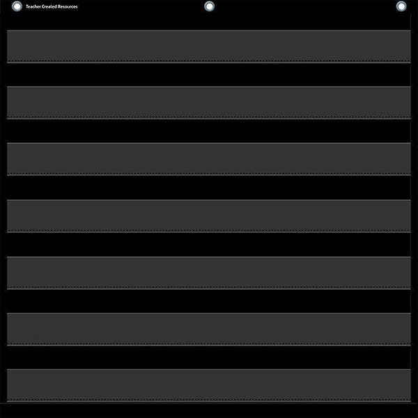 BLACK 7 POCKET CHART-Learning Materials-JadeMoghul Inc.