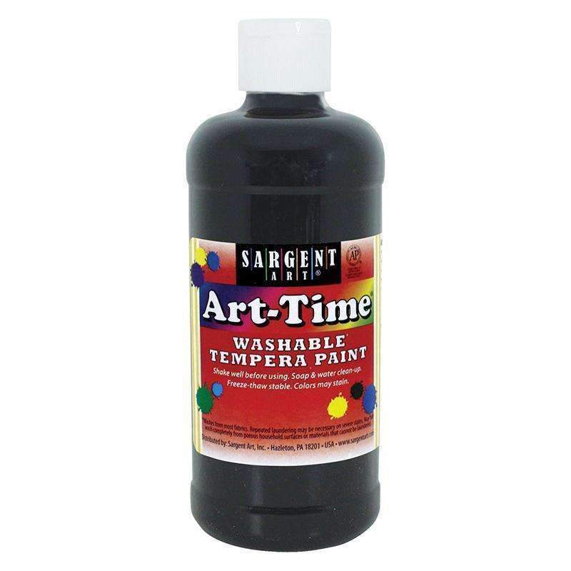 BLACK ART-TIME WASHABLE PAINT 16 OZ-Arts & Crafts-JadeMoghul Inc.