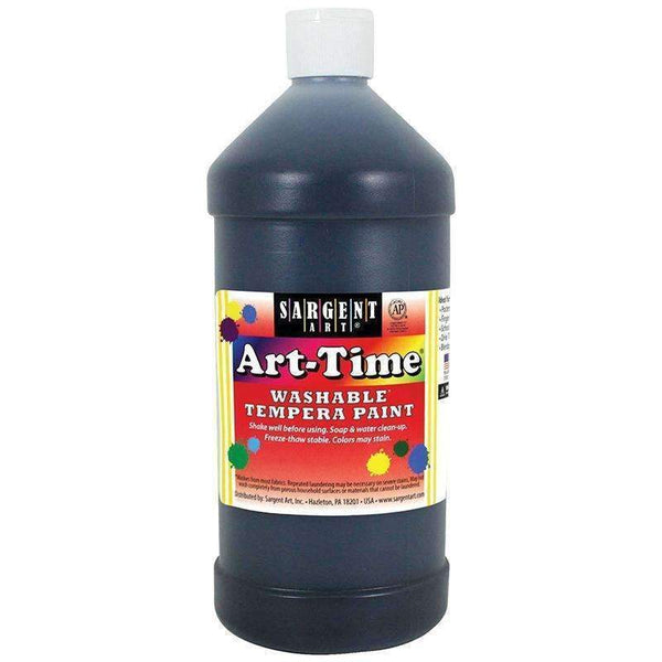 BLACK ART-TIME WASHABLE PAINT 32 OZ-Arts & Crafts-JadeMoghul Inc.