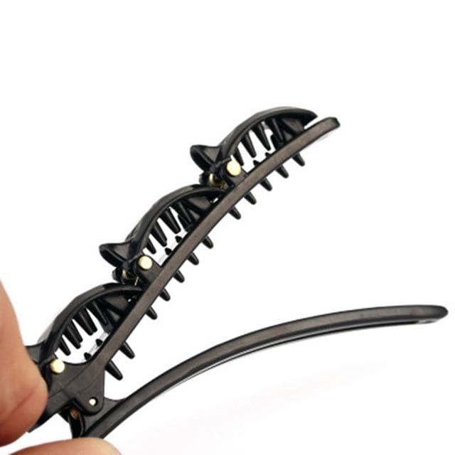 Black Braider Hair Clip Burst Pin Hairdo Bring Hair Hoop Multi-storey Wisp Air Weave Head Hoop Styling Tool AExp