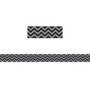 BLACK CHEVRON STRAIGHT BORDER TRIM-Learning Materials-JadeMoghul Inc.