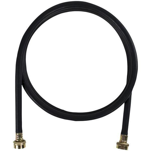 Black EPDM Washing Machine Hose, 8ft-Washing Machine Connection & Accessories-JadeMoghul Inc.