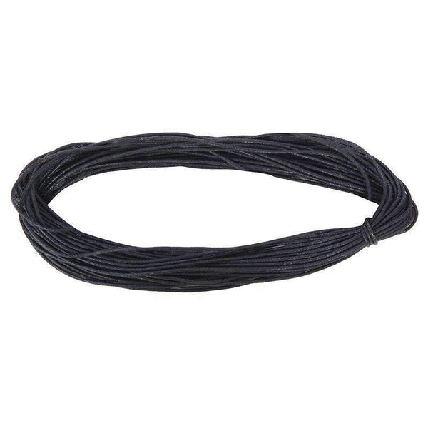 BLACK LEATHER CORD-Arts & Crafts-JadeMoghul Inc.