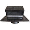 Black Metal Roof Vent Cap (4" Collar)-Ducting Parts & Accessories-JadeMoghul Inc.