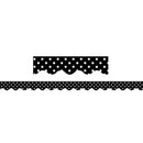 BLACK MINI POLKA DOTS BORDER TRIM-Learning Materials-JadeMoghul Inc.