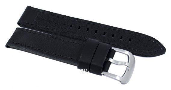 Black Ratio Brand Leather Strap 22mm-Branded Watches-JadeMoghul Inc.