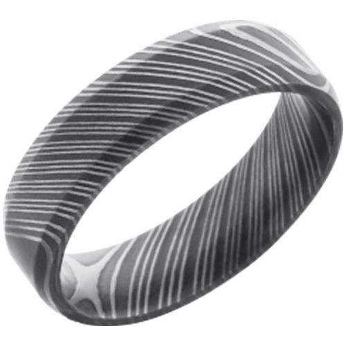 Tungsten Carbide Rings Black Tungsten Carbide Damascus Step Ring