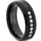 Tungsten Wedding Ring Black Tungsten Carbide Ring With Cubic Zirconia