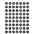 BLACK & WHITE ALPHABET MINI STICKER-Learning Materials-JadeMoghul Inc.