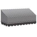 BLACK & WHITE CHEVRONS AND DOTS-Learning Materials-JadeMoghul Inc.