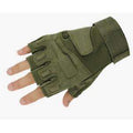 Blackhawk Hell Storm Tactical Army Combat Airsoft Shooting Military Bicycle Fingerless Paintball Half Finger Gloves-Green-L-JadeMoghul Inc.