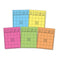 BLANK BINGO CARDS ASSORTED COLORS-Arts & Crafts-JadeMoghul Inc.