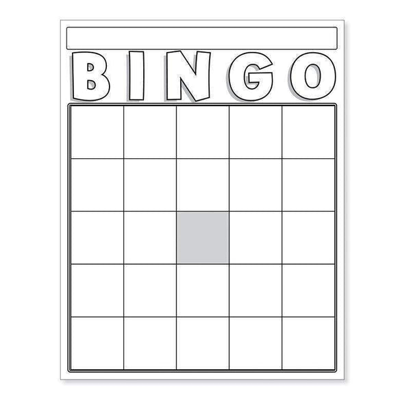 BLANK BINGO CARDS WHITE-Arts & Crafts-JadeMoghul Inc.