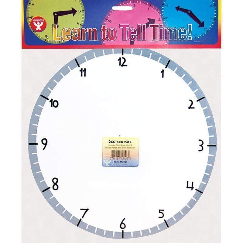 BLANK CLOCK KIT 24 CLOCKS-Arts & Crafts-JadeMoghul Inc.