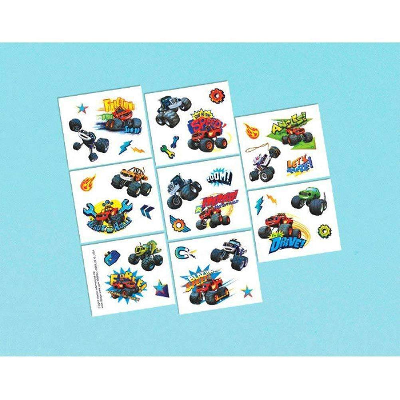 Blaze and the Monster Machines Tattoo Favors [16 in package]-Toys-JadeMoghul Inc.