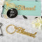Blessed theme gold metal key chain from fashioncraft-Bridal Shower Decorations-JadeMoghul Inc.