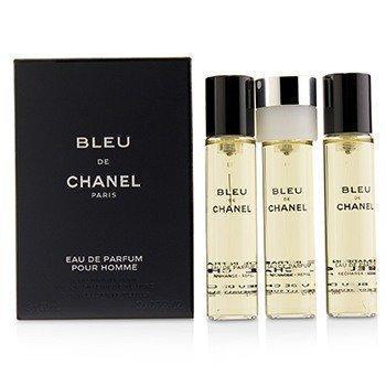 Bleu De Chanel Eau De Parfum Refillable Travel Spray Refill - 3x20ml-Fragrances For Men-JadeMoghul Inc.