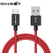 BlitzWolf USB Type C Cable 1m 1.8m 2.5m Fast Charging Data Cable Type-C USB Charger Cable For Xiaomi For Huawei Type-C Phones-Red-100cm-JadeMoghul Inc.