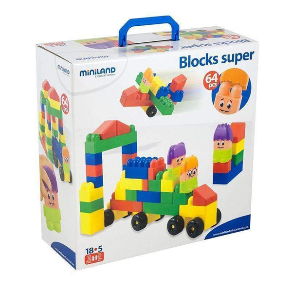 BLOCKS SUPER 64 PCS-Toys & Games-JadeMoghul Inc.