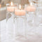 Blown Glass Miniature Tealight Luminaries (Pack of 4)-Wedding Reception Decorations-JadeMoghul Inc.