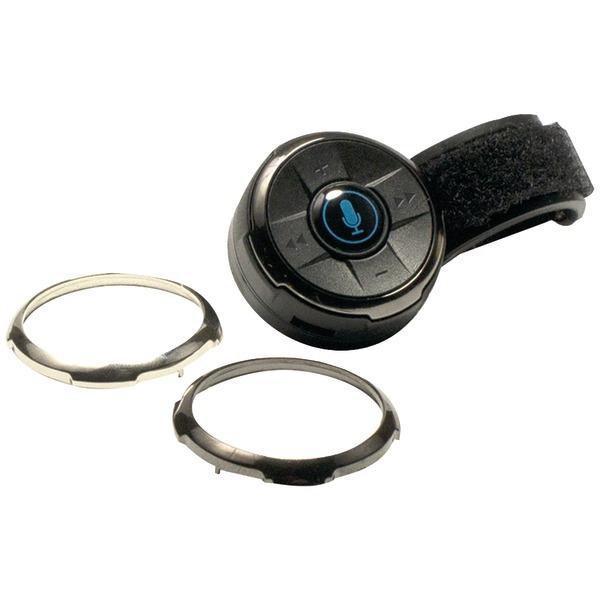 BluClik(TM) Bluetooth(R) Remote Control with Steering Wheel & Dash Mounts-Installation & Hook-Up Accessories-JadeMoghul Inc.