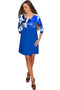 Blue Blood Gloria Empire Waist Casual Dress - Women-Blue Blood-XS-Blue/White-JadeMoghul Inc.