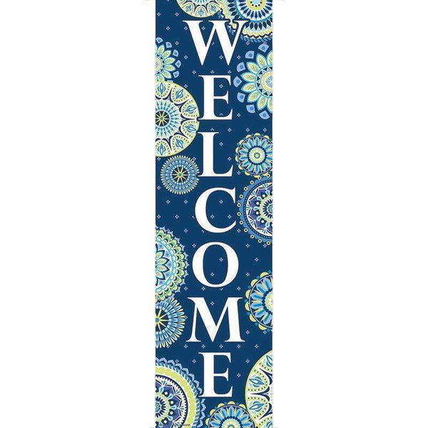 BLUE HARMONY WELCOME BANNER-Learning Materials-JadeMoghul Inc.