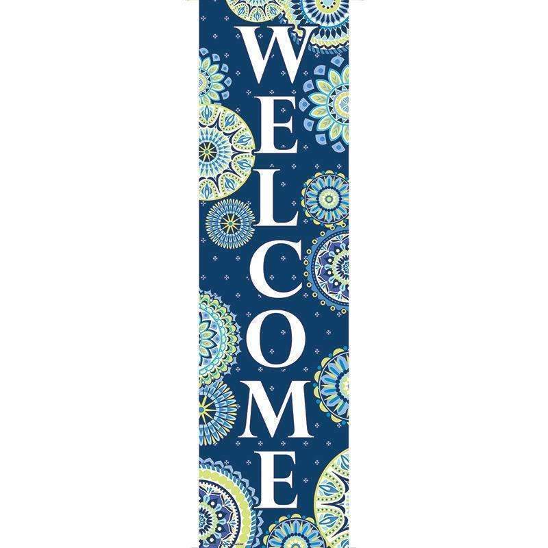 BLUE HARMONY WELCOME BANNER-Learning Materials-JadeMoghul Inc.