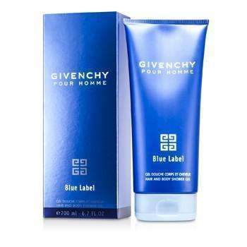 Blue Label Hair & Body Shower Gel - 200ml-6.7oz-Fragrances For Men-JadeMoghul Inc.
