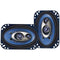 Blue Label Speakers (4" x 6", 3 Way)-Speakers, Subwoofers & Tweeters-JadeMoghul Inc.
