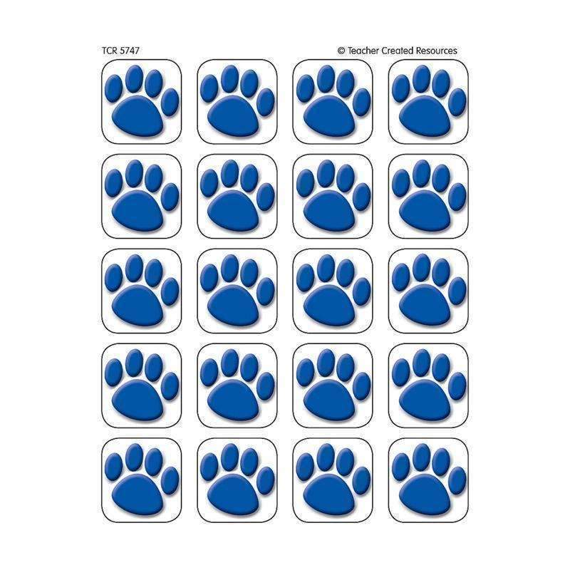 BLUE PAW PRINTS STICKERS 120 STKS-Learning Materials-JadeMoghul Inc.