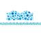 BLUE POLKA DOTS SCALLOPED TRIMMER-Learning Materials-JadeMoghul Inc.
