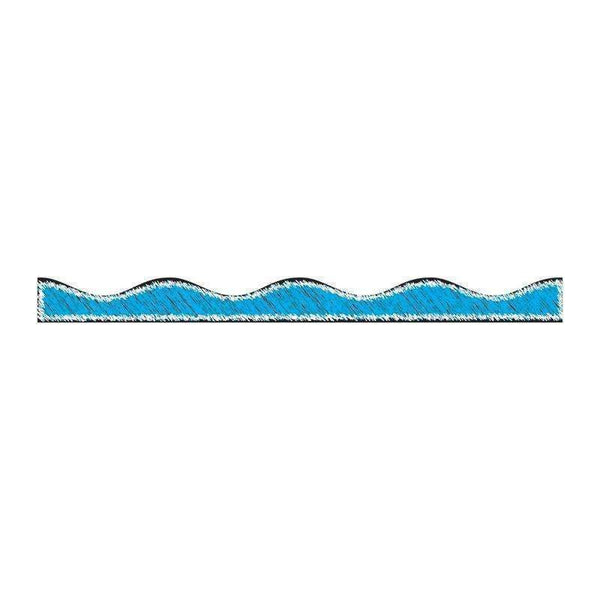 BLUE SCRIBBLE CHALK BORDER-Supplies-JadeMoghul Inc.