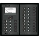 Blue Sea 1464 12 Position Switch CLB + Meter Square [1464]-Electrical Panels-JadeMoghul Inc.