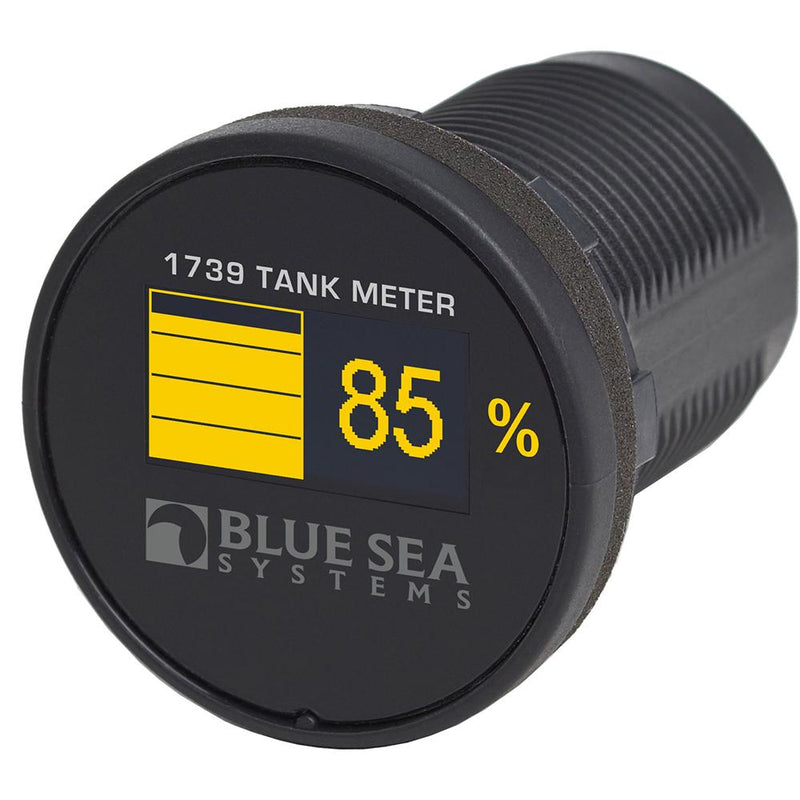 Blue Sea 1739 Mini OLED Tank Meter - Yellow [1739]-Meters-JadeMoghul Inc.