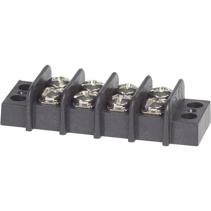 Blue Sea 2404 Terminal Black 20AMP - 4 Circuit [2404]-Busbars, Connectors & Insulators-JadeMoghul Inc.