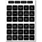 Blue Sea 4215 Square Format Label Set - 30 [4215]-Switches & Accessories-JadeMoghul Inc.
