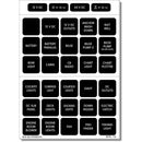 Blue Sea 4216 Square Format Label Set - 60 [4216]-Switches & Accessories-JadeMoghul Inc.