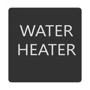 Blue Sea 6520-0438 Square Format Water Heater Label [6520-0438]-Switches & Accessories-JadeMoghul Inc.