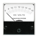 Blue Sea 8028 DC Analog Micro Voltmeter - 2" Face, 8-16 Volts DC [8028]-Meters-JadeMoghul Inc.