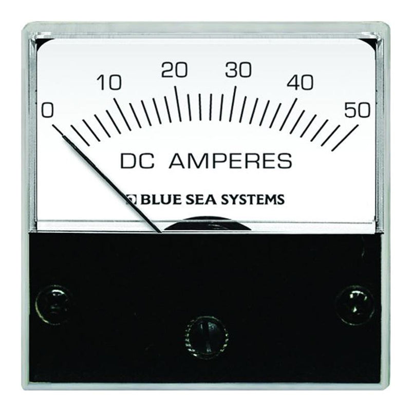 Blue Sea 8041 DC Analog Micro Ammeter - 2" Face, 0-50 Amperes DC [8041]-Meters-JadeMoghul Inc.