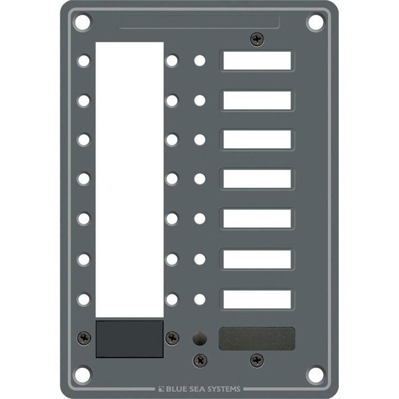 Blue Sea 8087 8 Position DC C-Series Panel - Blank [8087]-Circuit Breakers-JadeMoghul Inc.