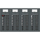 Blue Sea 8095 AC Main +8 Positions - DC Main +29 Positions Toggle Circuit Breaker Panel (White Switches) [8095]-Electrical Panels-JadeMoghul Inc.