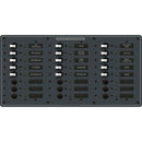 Blue Sea 8165 AV 24 Position 230v (European) Breaker Panel - White Switches [8165]-Electrical Panels-JadeMoghul Inc.